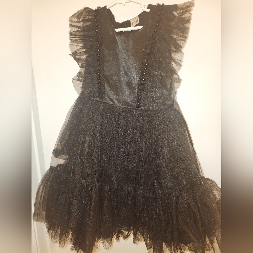Wednesdays inspired Black dress